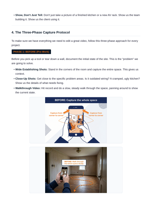 Inside page: capture protocol